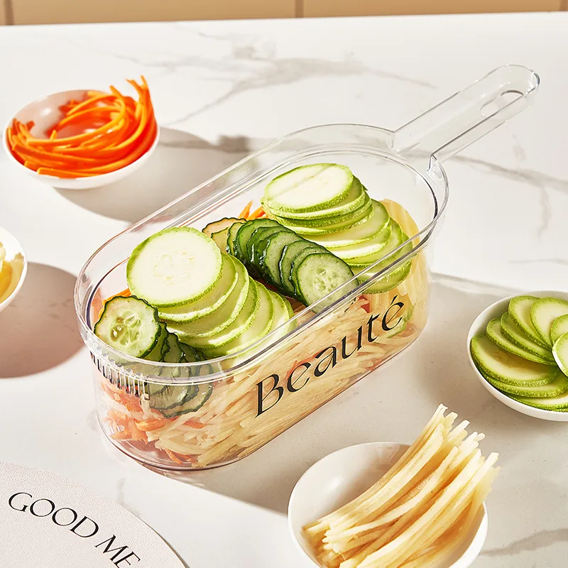 Vegetable Slicer with Container & Brush