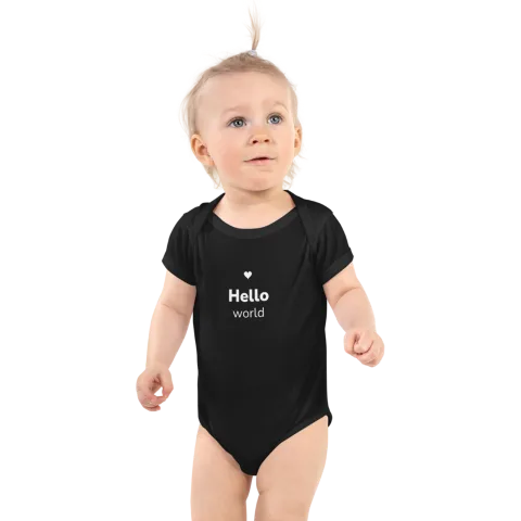 Body bébé Hello World