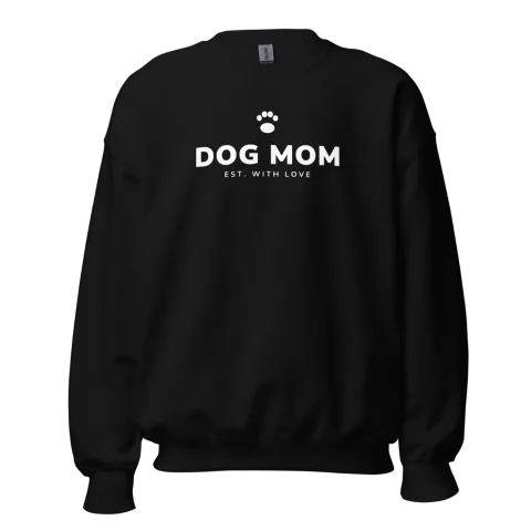 Sweat-shirt Dog Mom