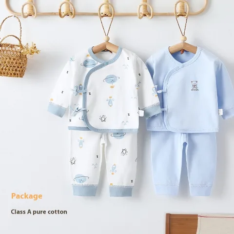 Pyjamas nouveau-né en coton, 2 ensembles